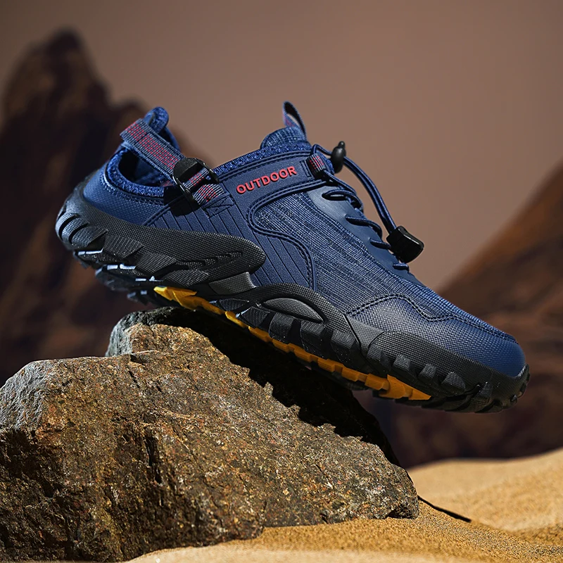 Women Shoes Big W - Tênis de caminhada masculino azul de