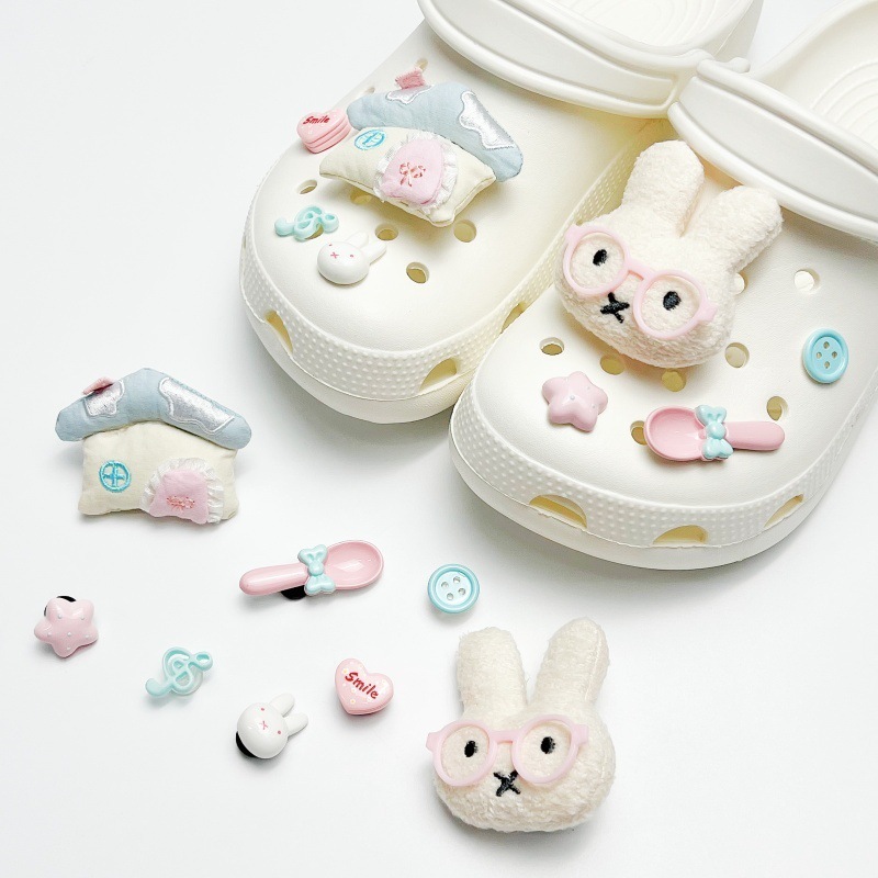 Croc Style Clog - Novos Pingentes Fofos Miffy para Crocs