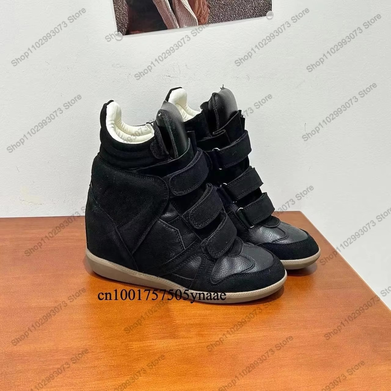 Women Shoes Sale - Tênis Feminino Cano Alto com Salto