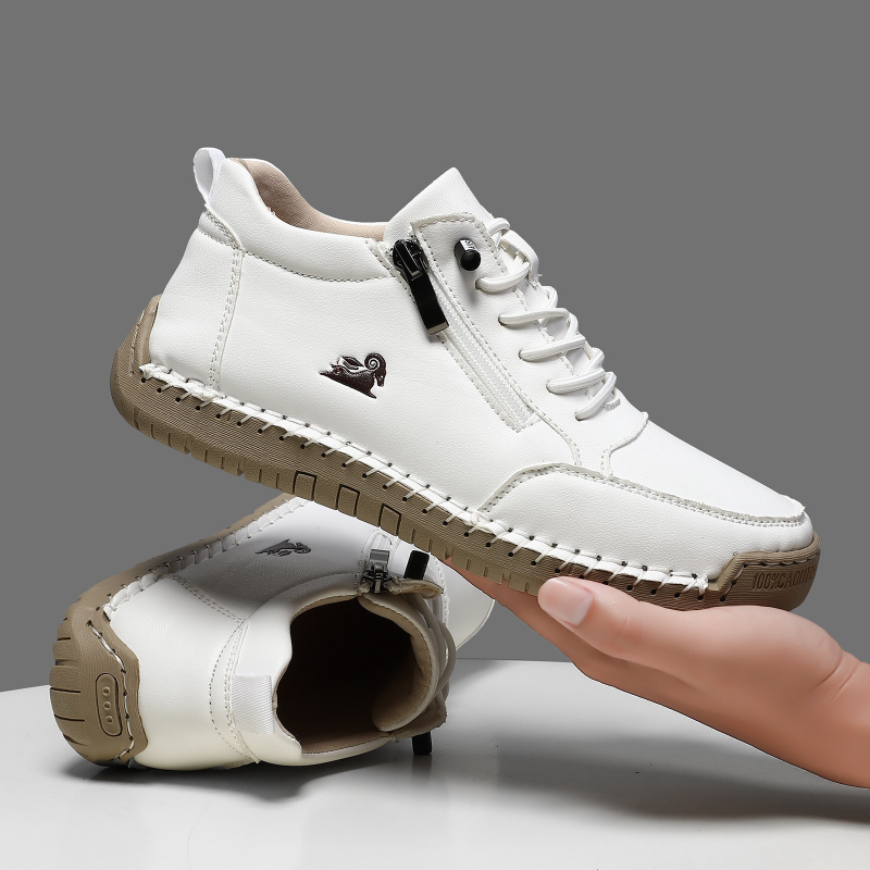 Women Shoes Sale - Tênis feminino de couro artesanal sapatos
