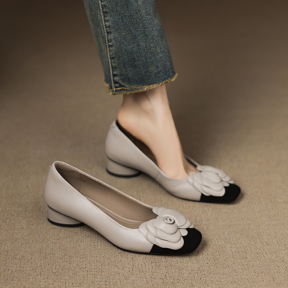 Moda flor único sapatos outono - Women'S Shoes Popular avaliação e preço