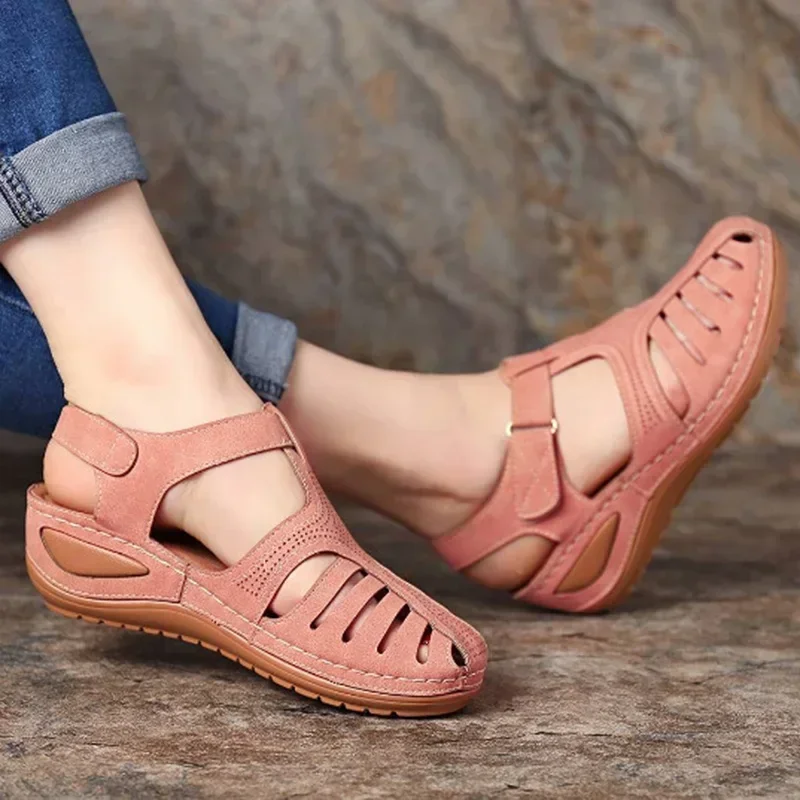 Sandálias femininas verão corr - Women'S Shoes With Bunions avaliação e preço