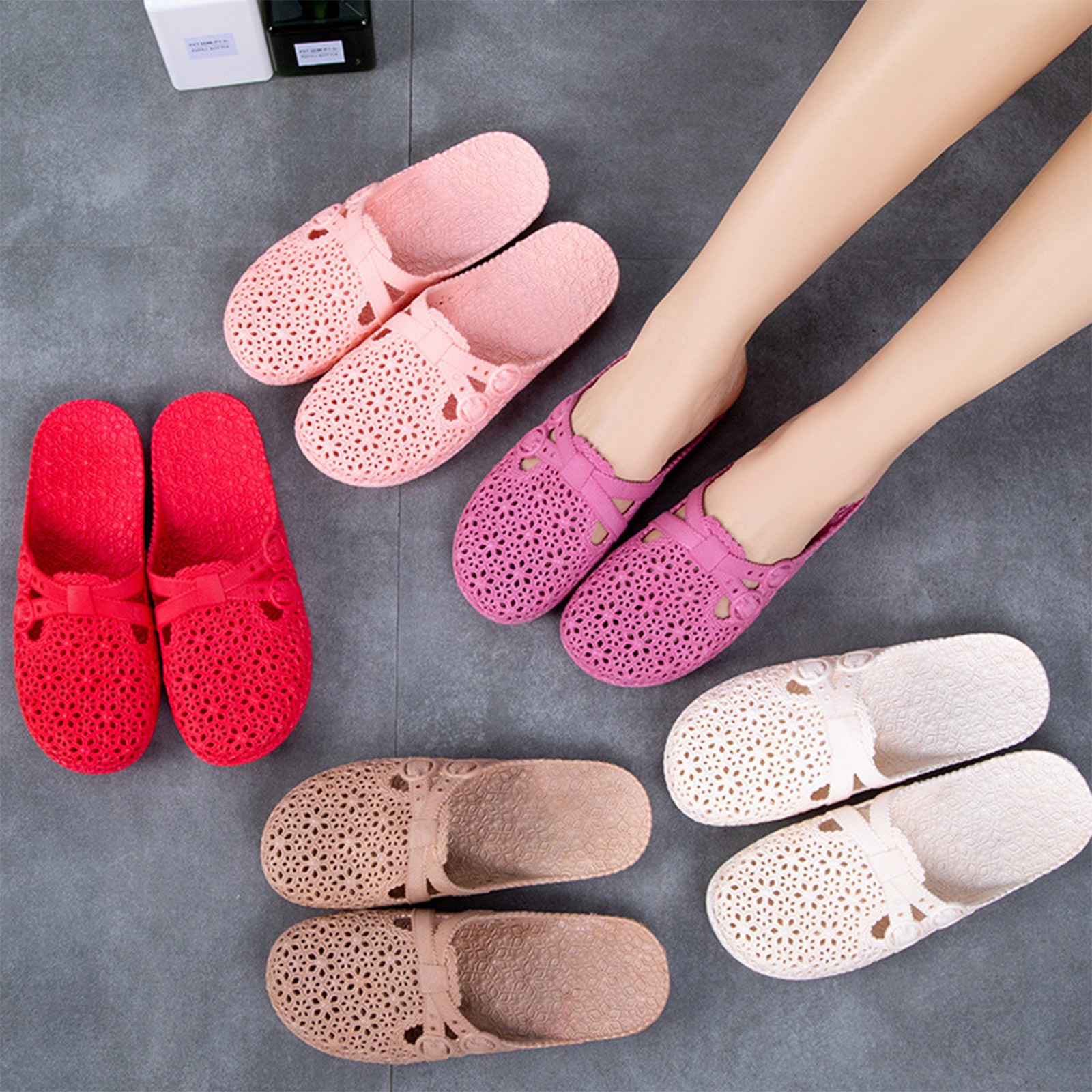 Wrap-toe chinelos respiráveis  - Women'S Shoes Popular avaliação e preço