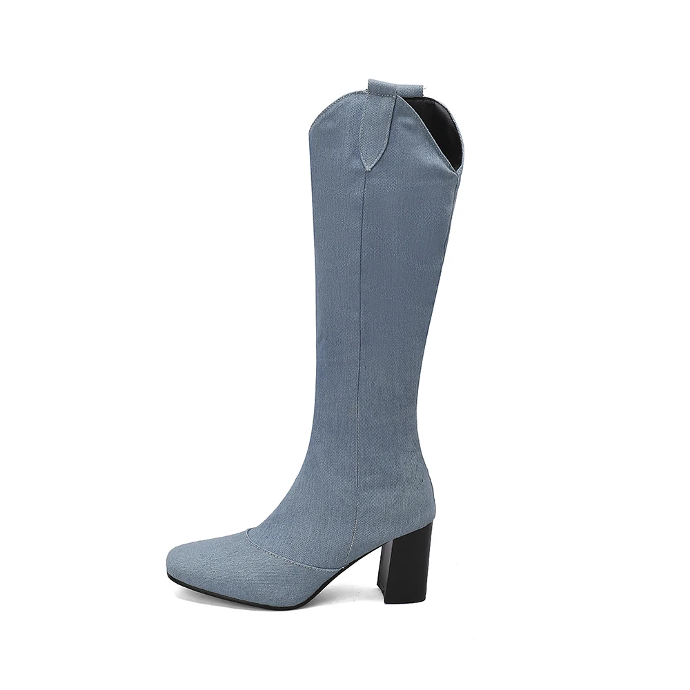 Novo inverno preto azul femini - Women'S Shoes In Size 12 avaliação e preço