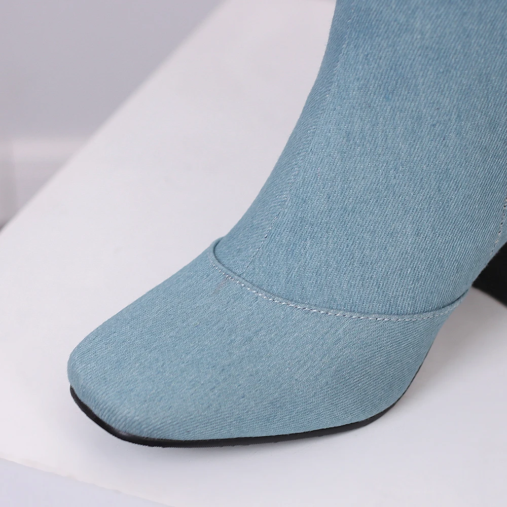Novo inverno preto azul femini - Women'S Shoes In Size 12 avaliação e preço