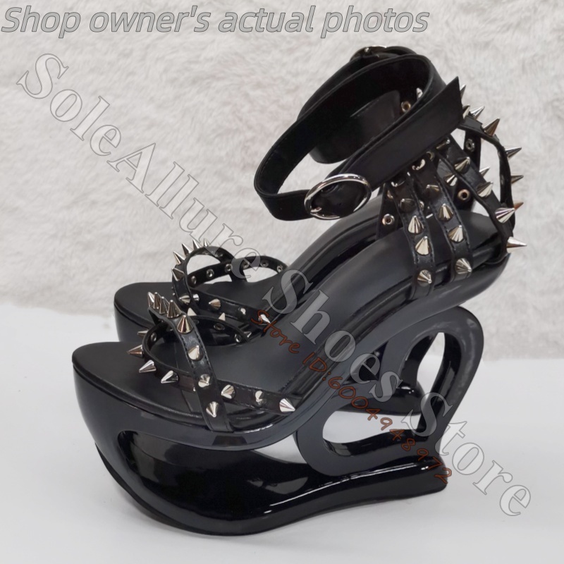 Sandálias Anabela Rosa Choque  - Metallic Heel Sandal avaliação e preço