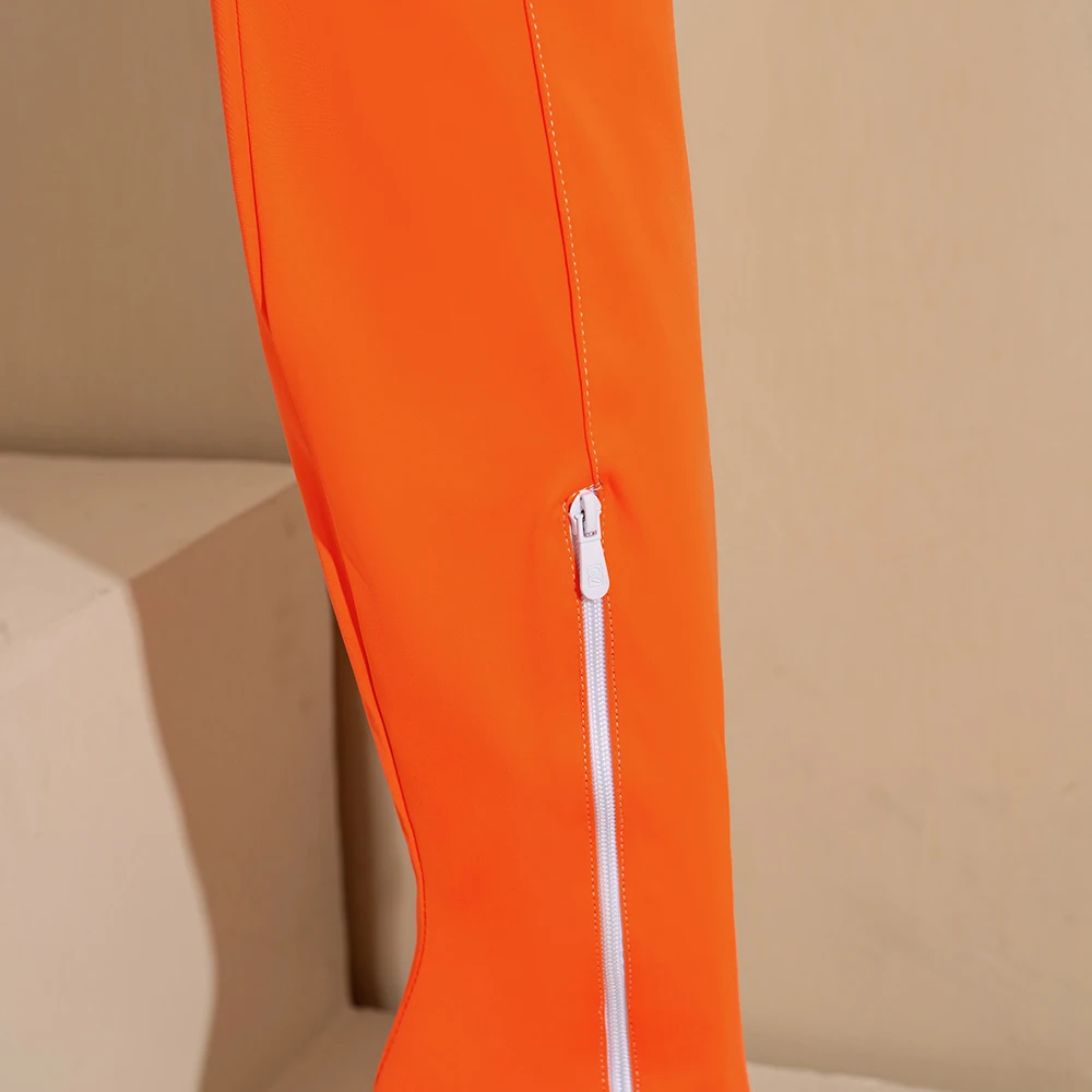 Novo inverno glamour laranja a - Women'S Shoes In Size 12 avaliação e preço