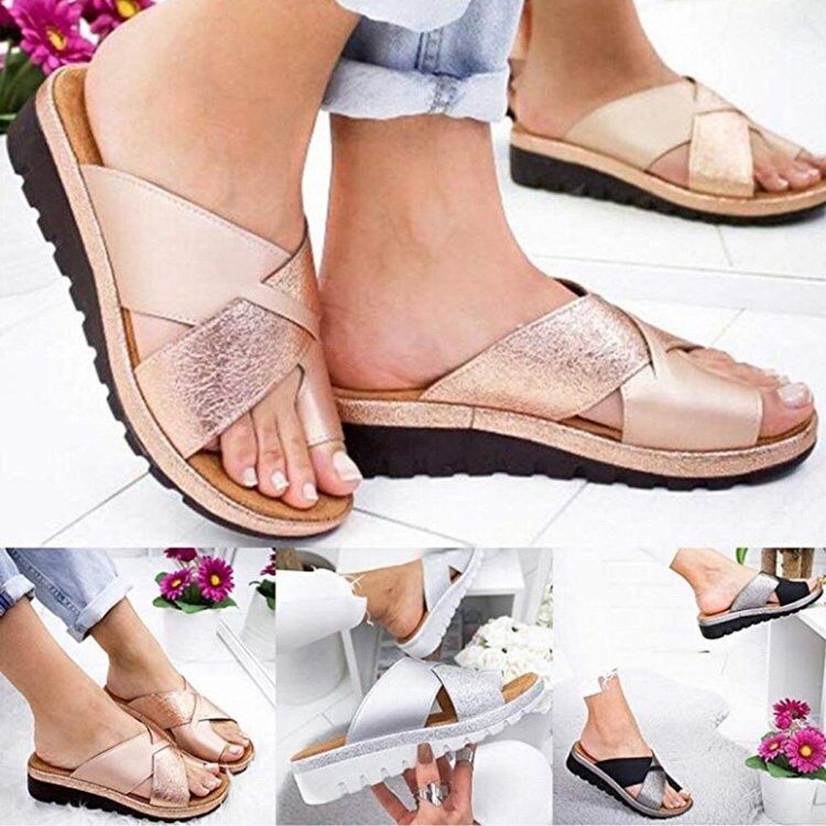 Sapatos femininos chinelos ort - Women'S Shoes With Bunions avaliação e preço