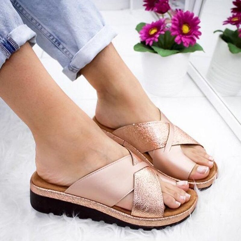 Sapatos femininos chinelos ort - Women'S Shoes With Bunions avaliação e preço