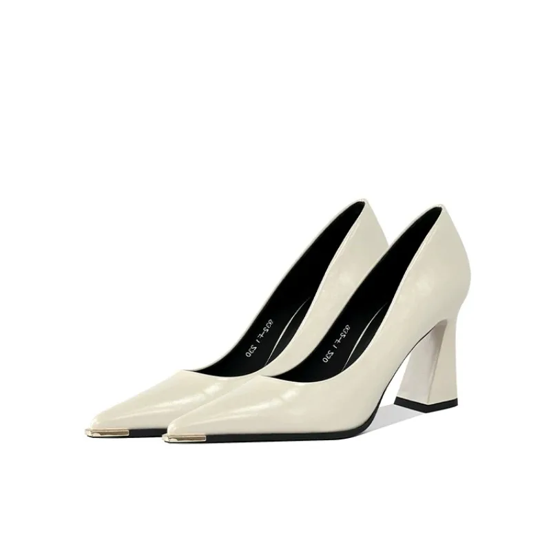 Retro apontou toe salto alto f - Women'S Shoes Professional avaliação e preço