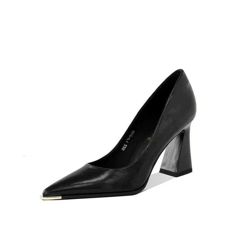 Retro apontou toe salto alto f - Women'S Shoes Professional avaliação e preço