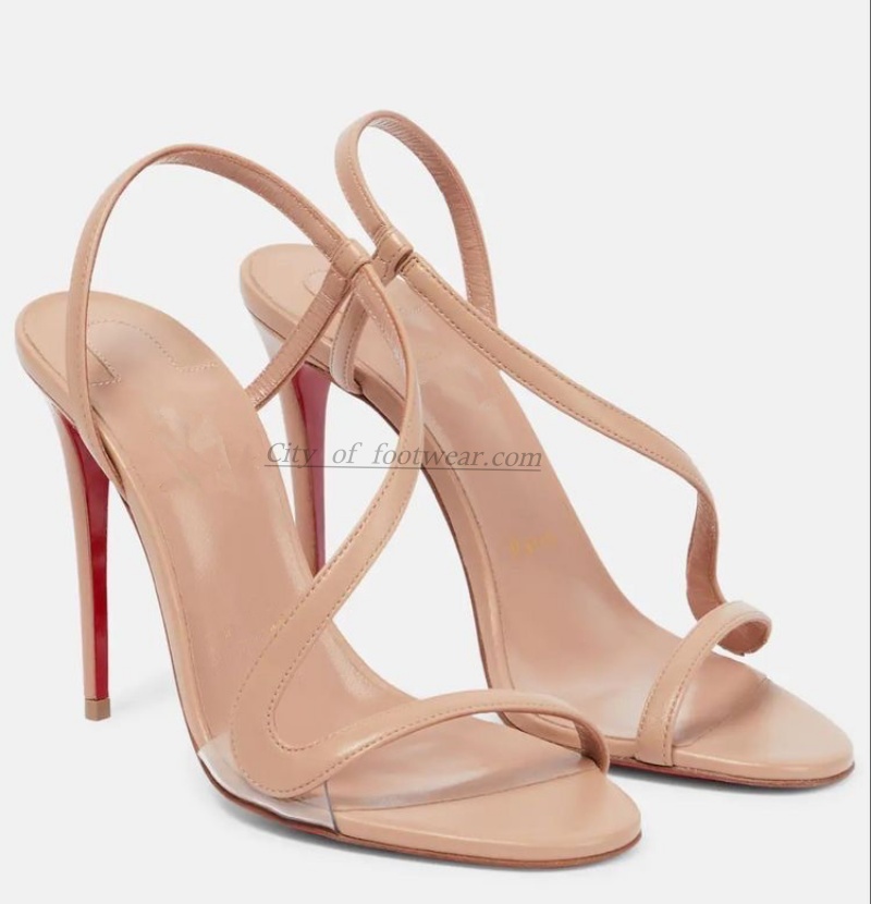 Sandálias sexy de couro metáli - Metallic Heel Sandal avaliação e preço
