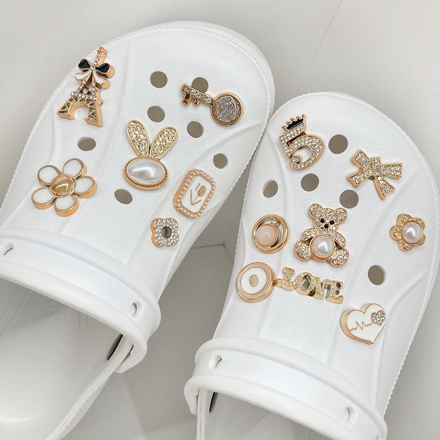 14 pçs espumante strass falso  - Croc Style Clog avaliação e preço